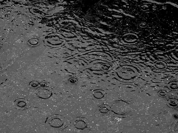 The rain is the lesson